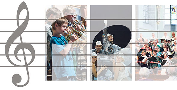 Posaunenklänge, das Pop-Oratorium »Luther« oder Chormusik: Kirchenmusikalische Höhepunkte im Reformationsjahr in MitteldeutschlandGrafik: G+H