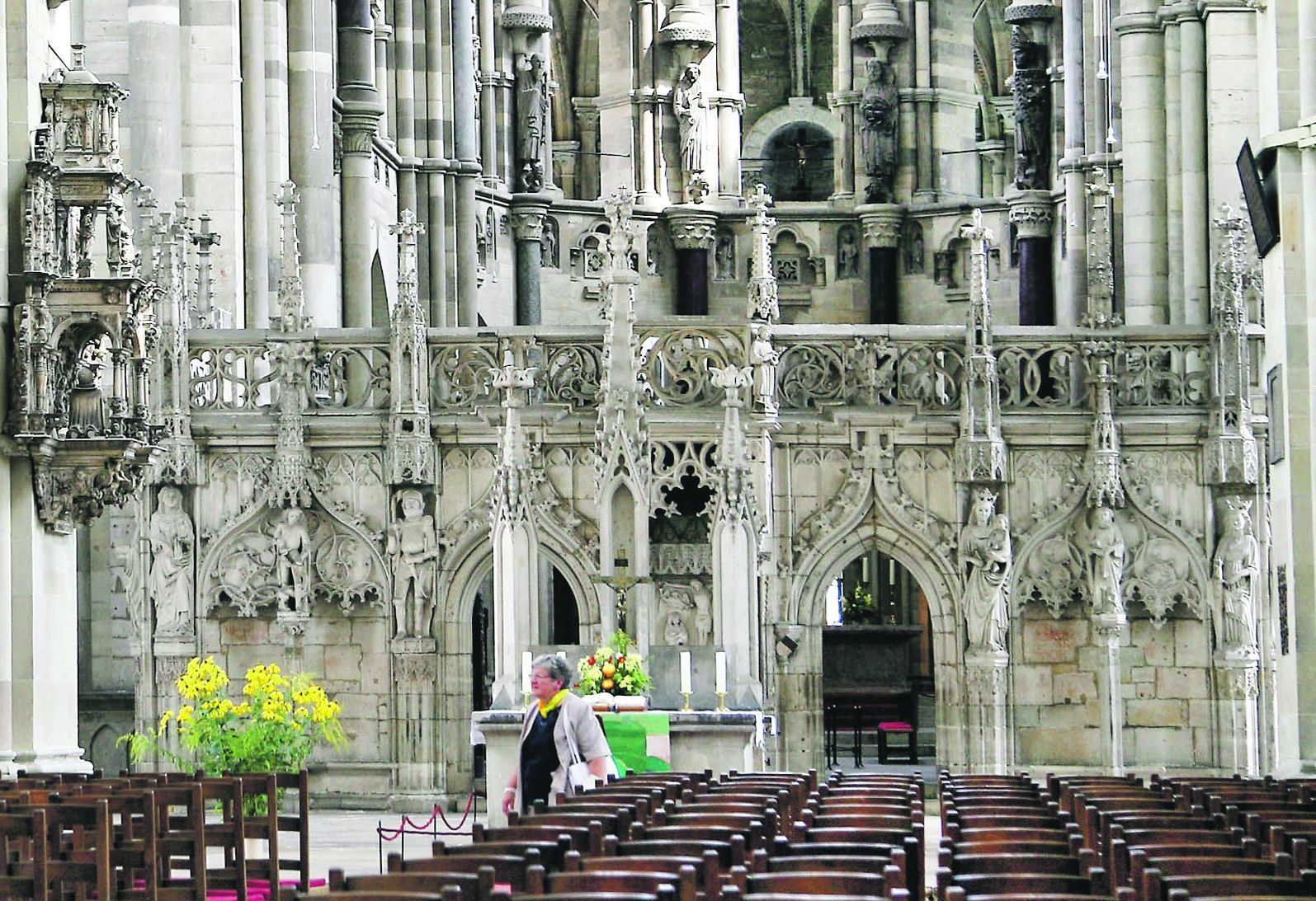 Blick auf den Lettner des Magdeburger Doms