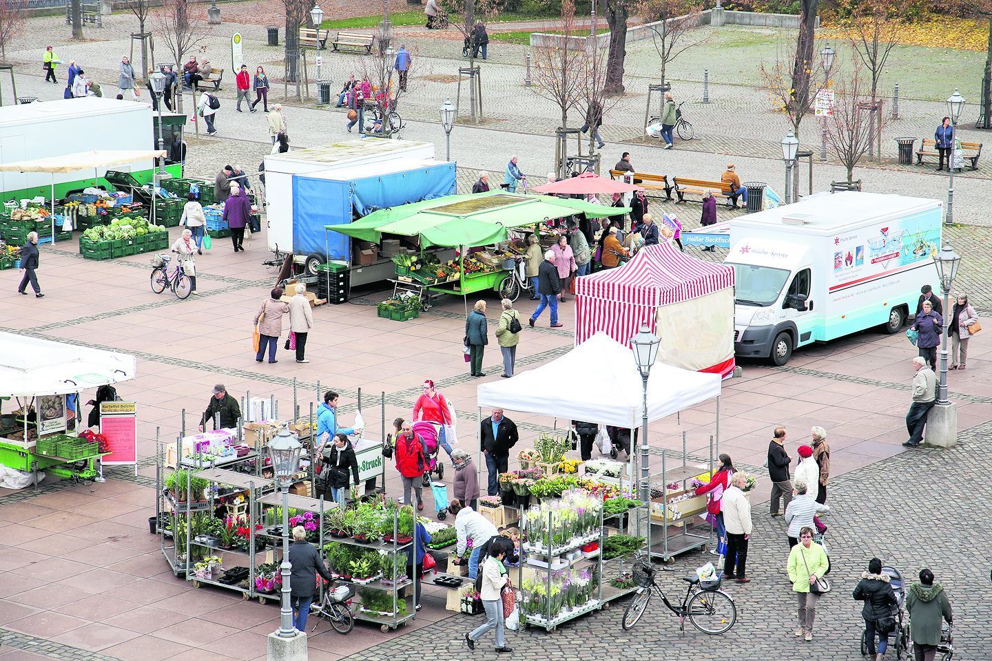 Das ganze Jahr ist Markt auf dem Karlsplatz im Bernburger Stadtzentrum.
Am 18. Mai werden hier der weit gereiste Reformations-Truck und zwei Bühnen stehen.