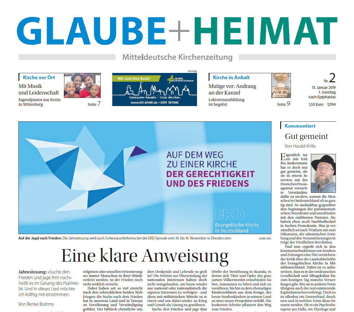 G+H Nr. 2 vom 13. Januar 2019 (1. Sonntag nach Epiphanias)
