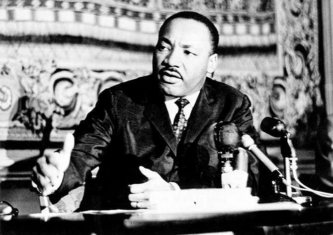 Gewaltfreiheit als Prinzip: der Bürgerrechtler Marin Luther King Jr.