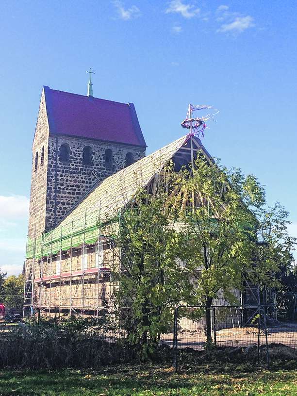 St. Trinitatis in Eichholz: Im Oktober wurde Richtfest gefeiert.