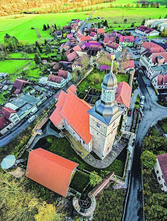 Kirchenburg in Walldorf
