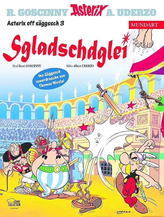 Der neue Asterix-Comic im obersächsischen Dialekt