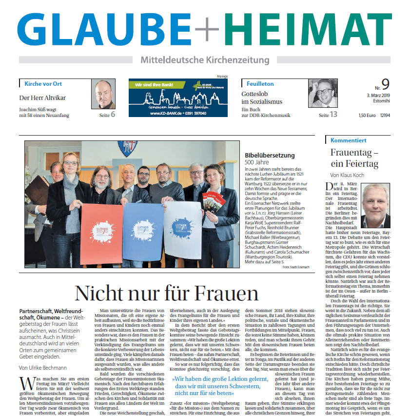 G+H Nr. 9 vom 3. März 2019 (Estomihi)