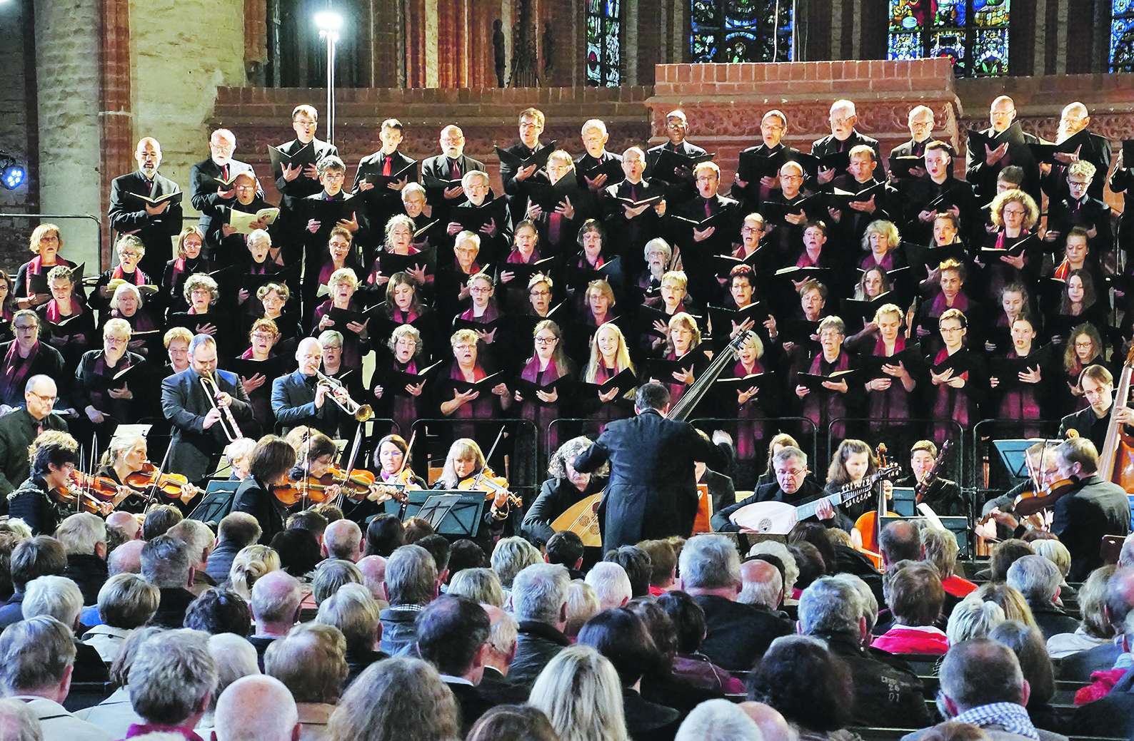 Musizieren mit Hingabe: Aufführung der Stendaler Kantorei im Jahr 2017