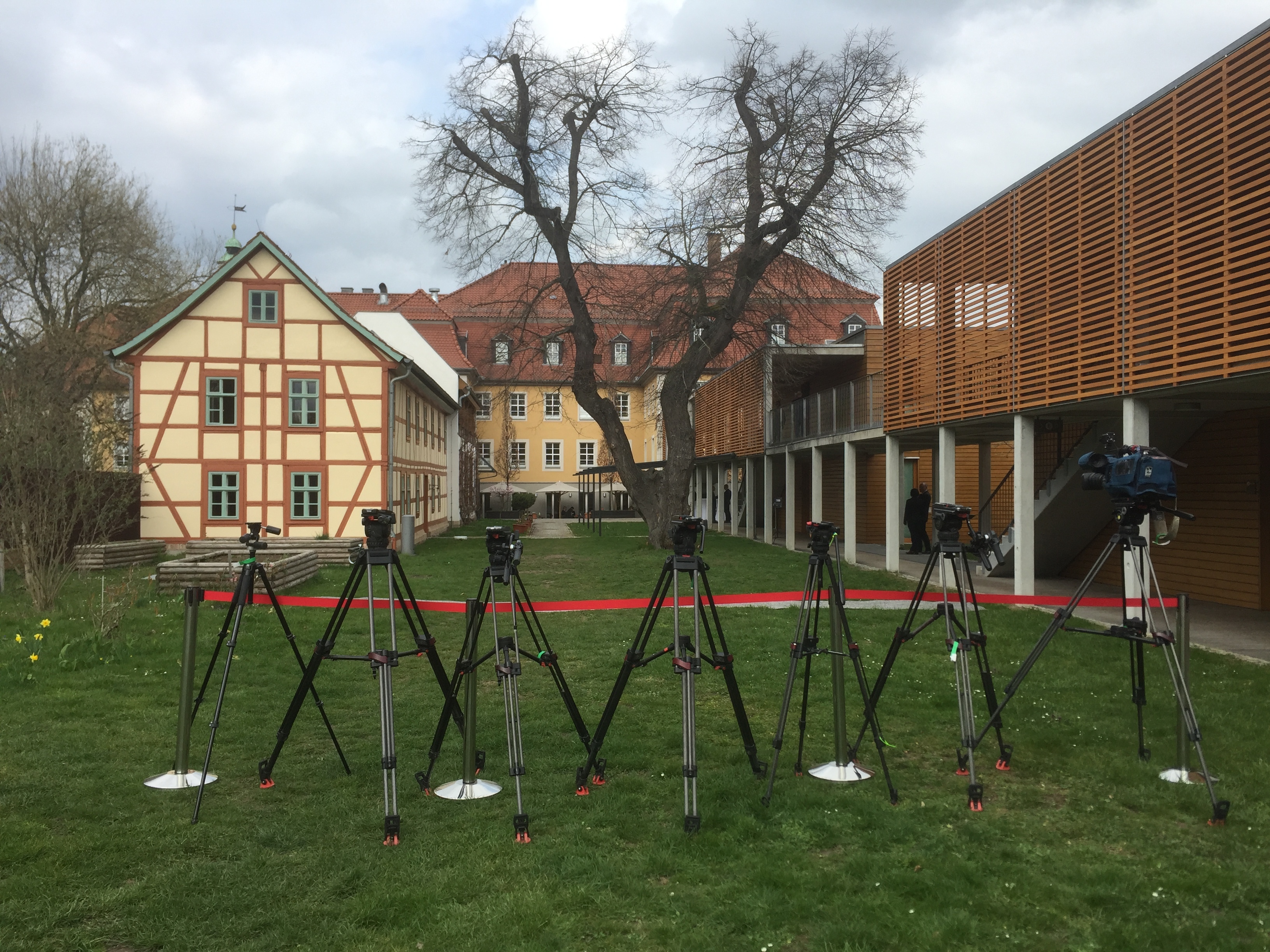 Warten auf die Kanzlerin