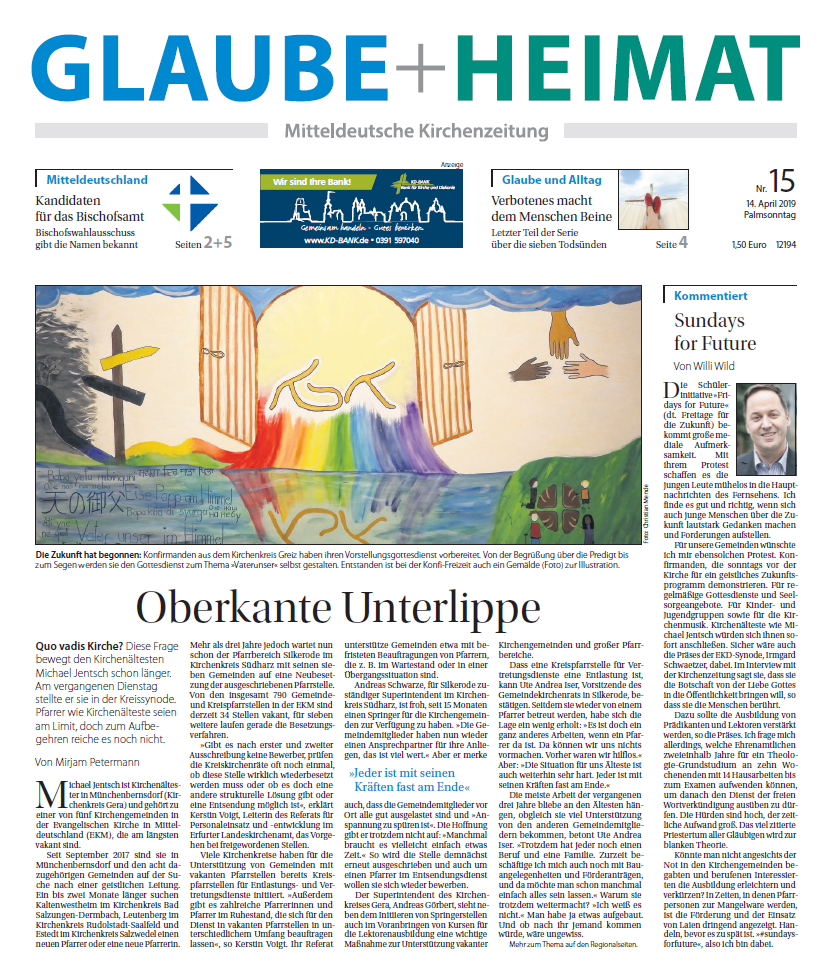 G+H Nr. 15 vom 14. April 2019 (Palmsonntag)