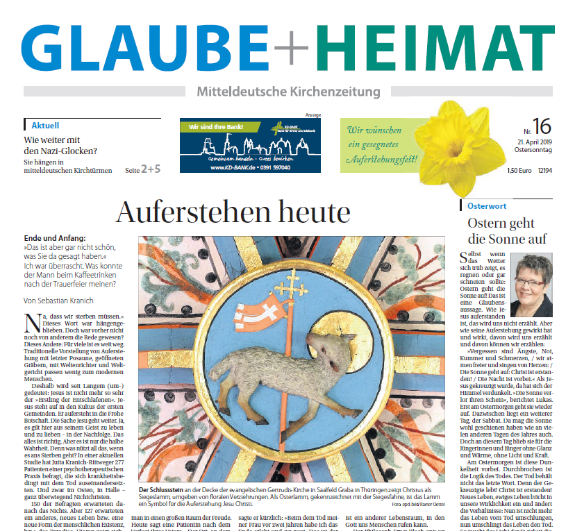G+H Nr. 16 vom 21. April 2019 (Ostersonntag)