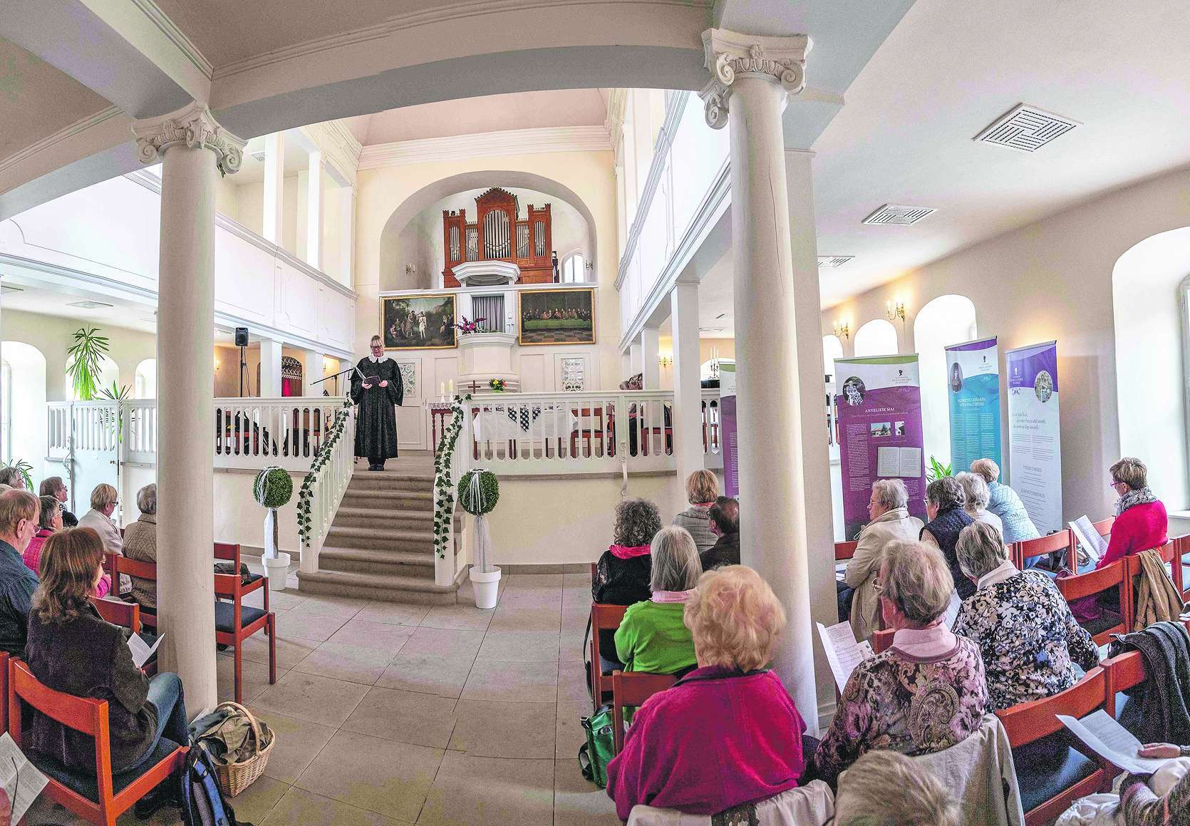 Premiere: Den ersten Frauensonntag für Anhalt mit einem Gottesdienst gab es am 24. Juni 2018 in der Ballenstedter Schlosskirche.