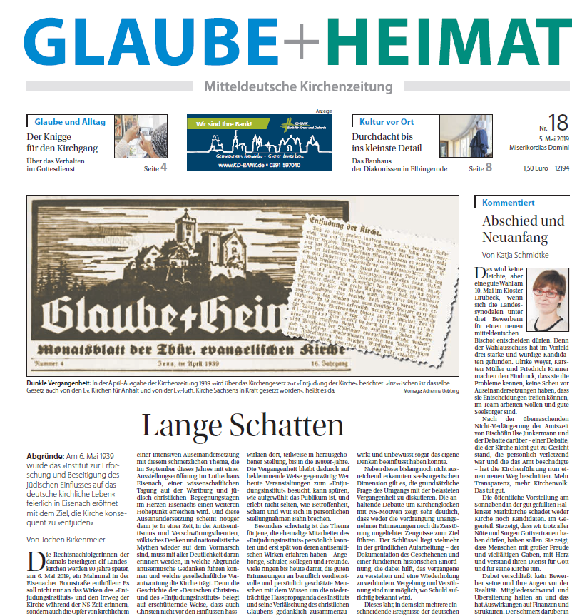 G+H Nr. 18 vom 5. Mai 2019 (Miserikordias Domini)