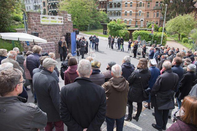 Das Denkmal ist in Eisenach an der Ecke Johann-Sebastian-Bach-Straße/Bornstraße zu finden. | Foto: Mirjam Petermann