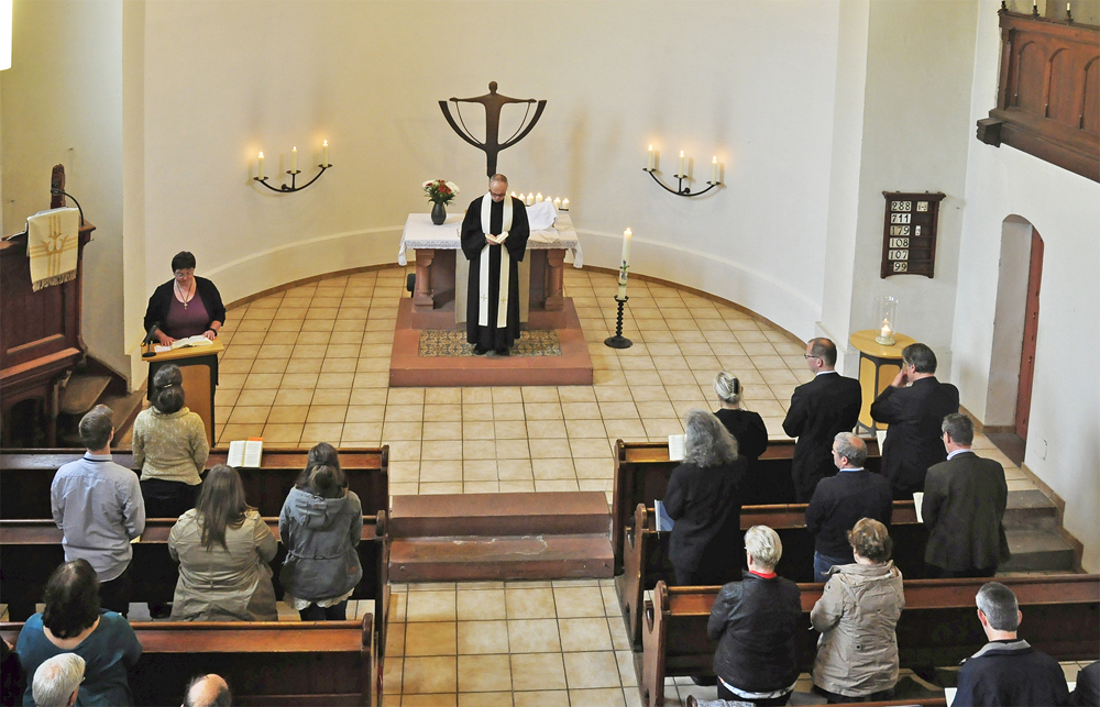 Synodalgottesdienst in der Christuskirche Dessau-Ziebigk.