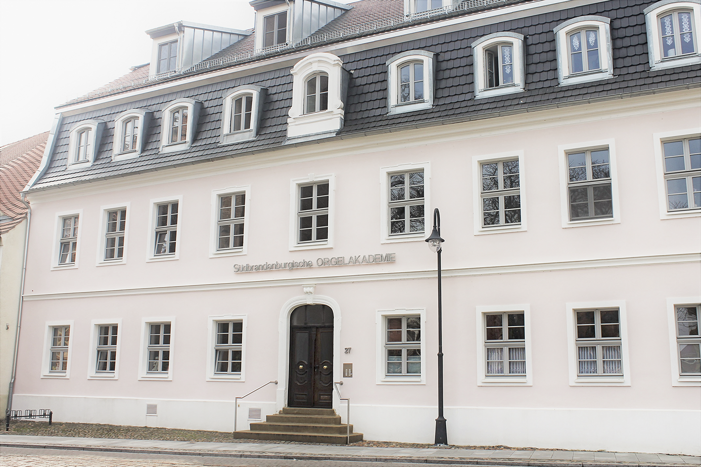 Barockes Haus: Die Orgelakademie ist am Bad Liebenwerdaer Markt untergebracht.