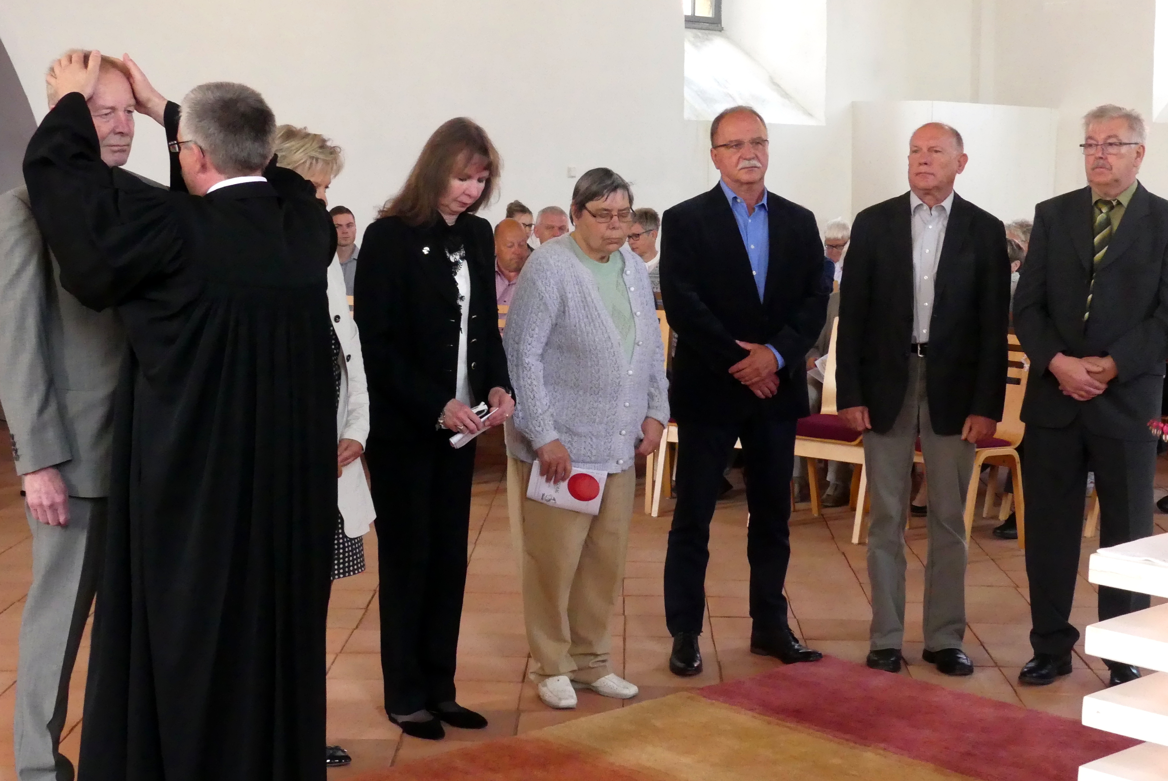 Die Segnung zur goldenen Konfirmation in Niedergebra