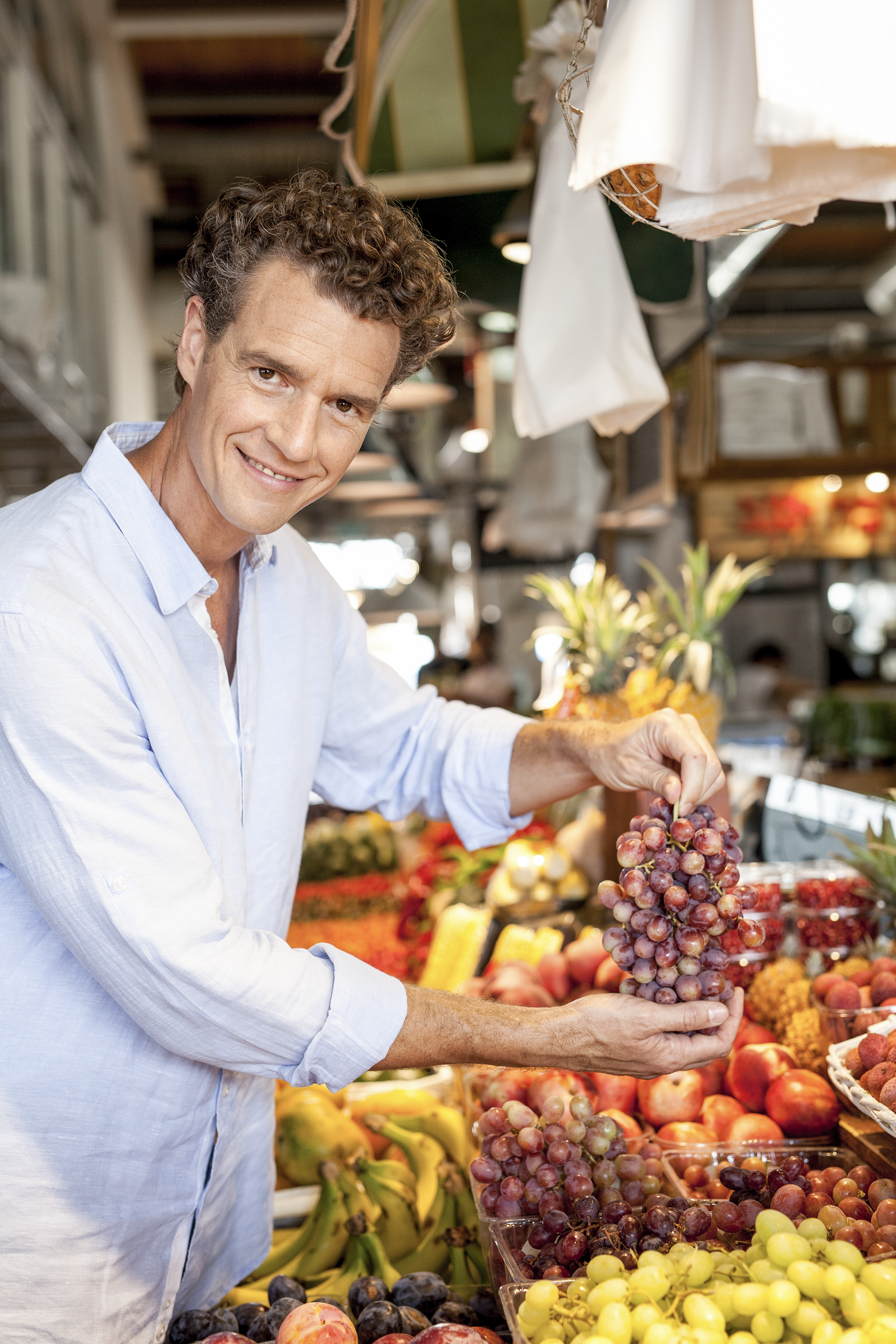 Köstliche Zutaten: Tom Franz ist ein leidenschaftlicher Koch und liebt die bunte Vielfalt auf dem Markt.