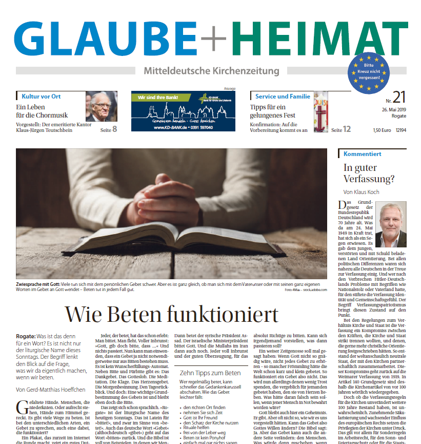 Nr. 21 vom 26. Mai 2019 (Rogate)