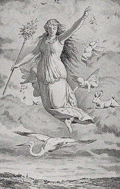 Die Frühlingsgöttin Ostara | Foto: wikimedia.org