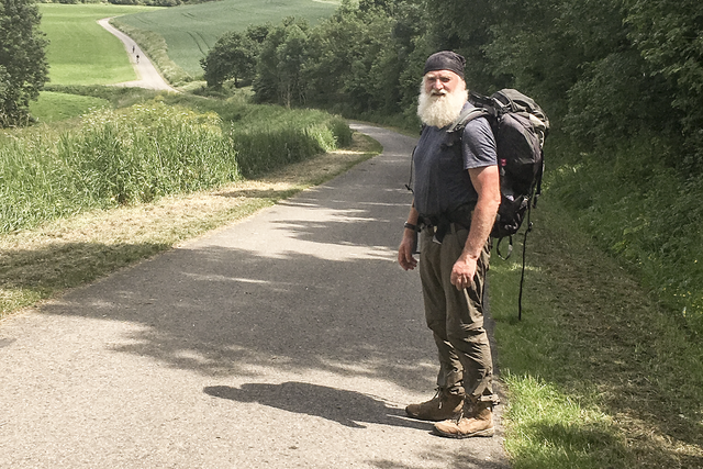 Mit einem Jahr Verspätung pilgerte Eberhard Grüneberg 2018 in zehn Wochen von Eisenach nach Assisi. | Foto: privat