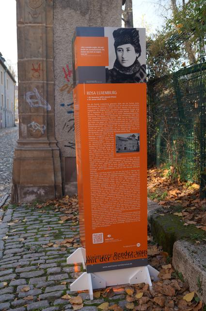 Rosa Luxemburg (1870-1919)
Standort: Am Palais/Ecke Geleitstraße