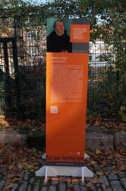 Martin Luther (1483-1546)
Standort: Am Palais/Ecke Geleitstraße