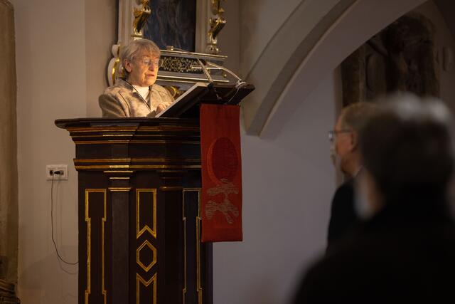 Die Lesung des Evangeliums. | Foto: Paul-Philipp Braun 