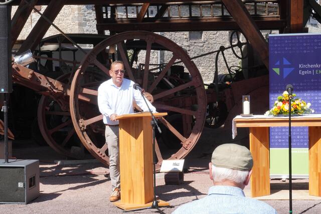 Ortsansässiger Bauer Klaus Kather (Agrarbetrieb Deumeland Kather GbR ) 