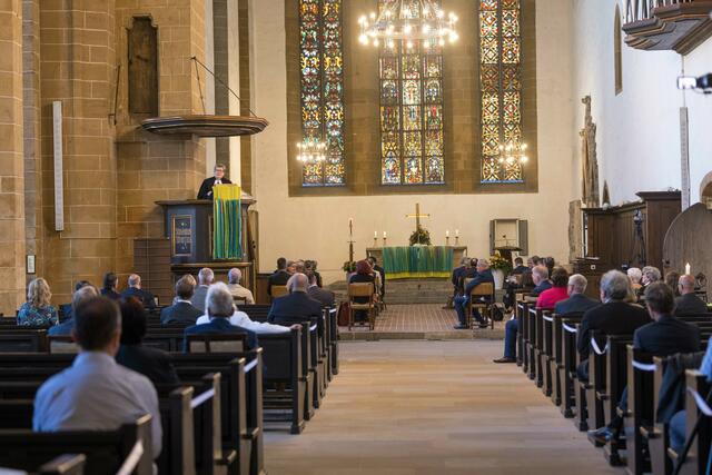 Die ehemalige Landesbischöfin Ilse Junkermann hielt die Predigt.  | Foto: Paul-Philipp Braun 