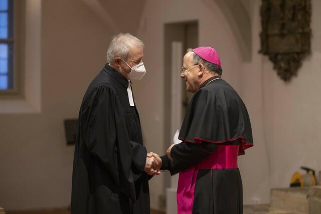 Ökumene habe, so hieß es mehrfach im Gottesdienst, Christian Stawenow immer am Herzen gelegen. | Foto: Paul-Philipp Braun 