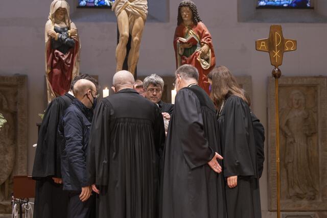 Am Gottesdienst waren die Pröpste der EKM beteiligt. | Foto: Paul-Philipp Braun 