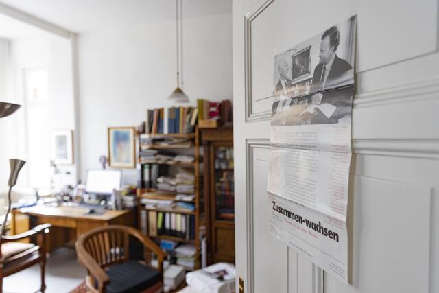 Zusammen-wachsen: Was heute ein Motto des Tags der Deutschen Einheit ist, führten schon Schorlemmer und Richard von Weizsäcker zusammen. | Foto: Paul-Philipp Braun 