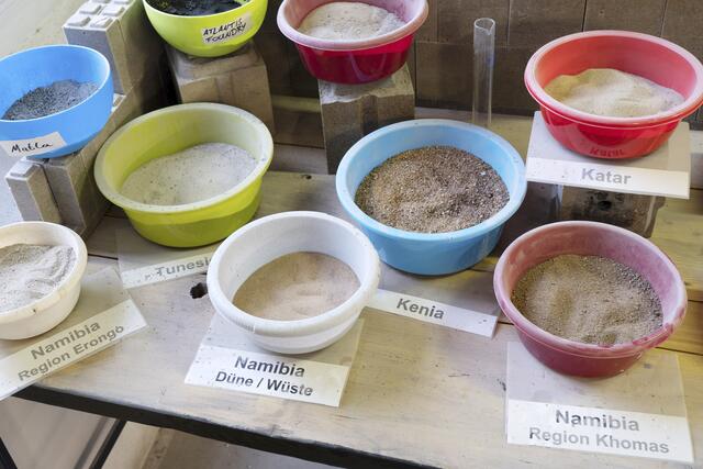 Verschiedene Sandsorten | Foto: Martin Egbert