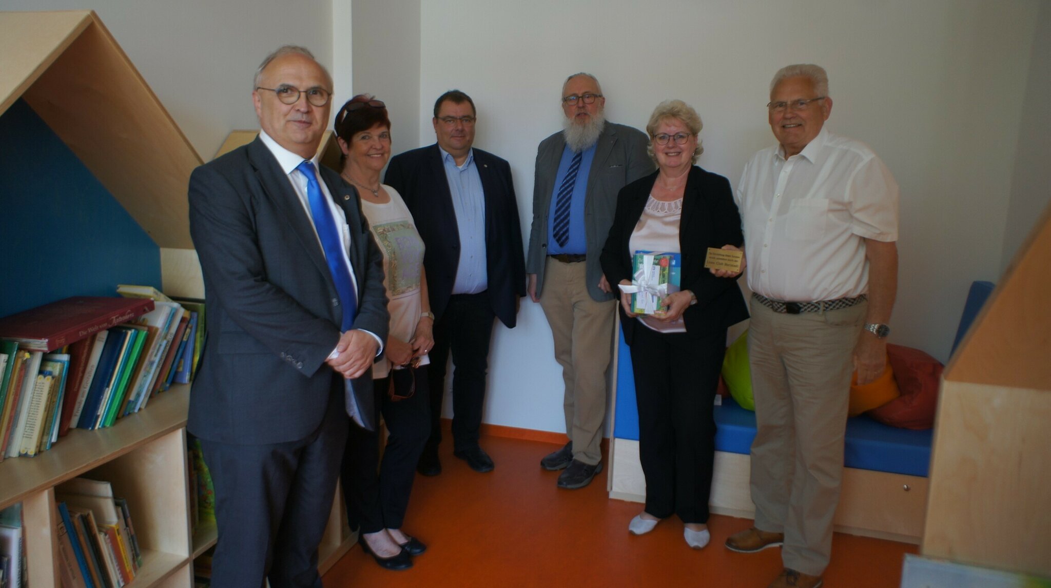 Evangelische Grundschule Martin Luther Hettstedt Leseecke bergeben 