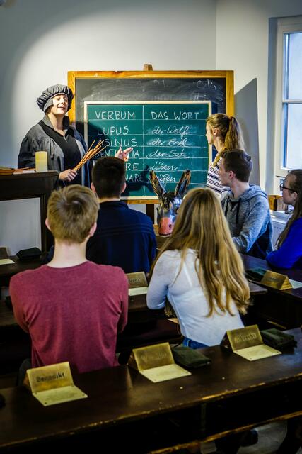 Auf dem Weg zur Erholung von den Folgen der Covid-19-Pandemie: Die Nachfrage nach museumspädagogischen Angeboten im Lutherhaus Eisenach war im Juni dieses Jahres besonders hoch. | Foto: Stiftung Lutherhaus Eisenach (Sascha Willms)