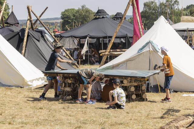 Bewegung und Sportspaß sollen im Camp einen großen Teil des Miteinanders ausmachen. | Foto: Paul-Philipp Braun 