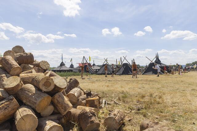 Auch Volleyball wird gespielt. | Foto: Paul-Philipp Braun 