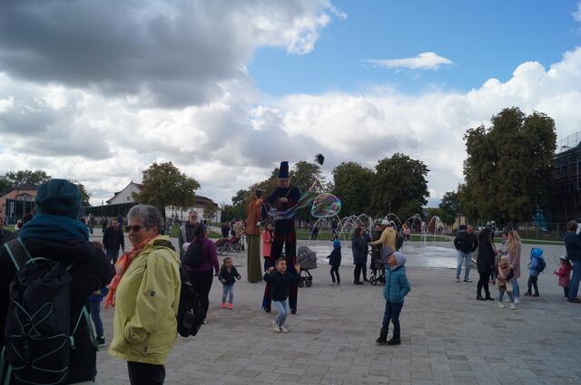 Nach dem Regen kam die Sonne am Weltkindertag.