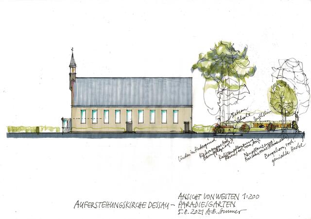 Anne Sommer ist Architektin und hat den Paradiesgarten entworfen und geplant. | Foto: Anne Sommer