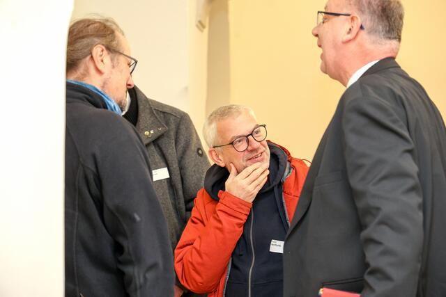 Thorsten Keßler, Landesjugendpfarrer Peter Herrfurth, Regionalbischof Johan Schneider