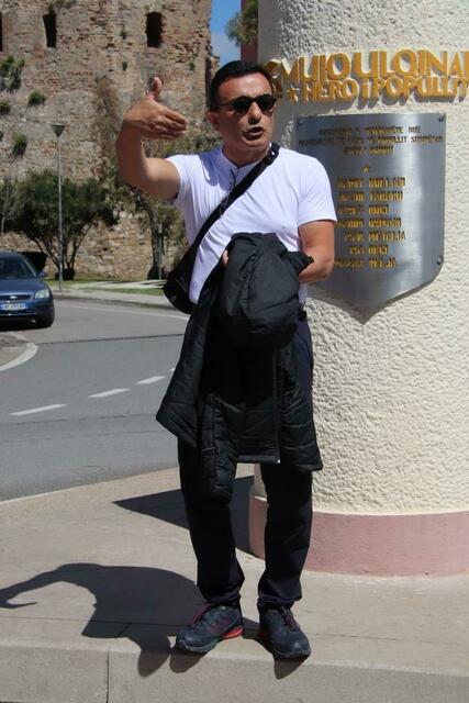 Guide Klodian, kurz Klodi, in Durres | Foto: Heinrich Ripke