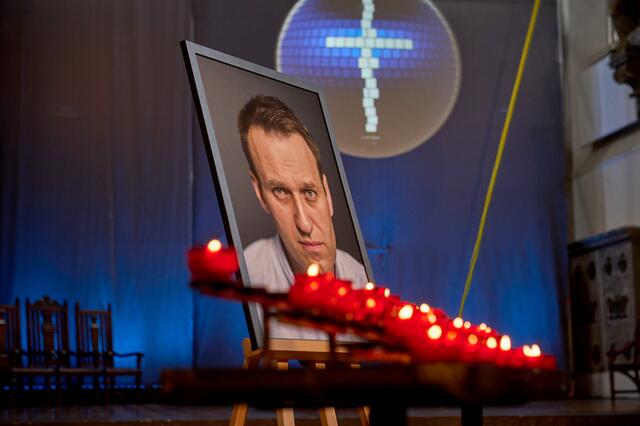 Gedenkgottesdienst fuer Alexei Nawalny am 4. Juni 2024 in der St. Marienkirche in Berlin | Foto:  epd-bild/Christian Ditsch
