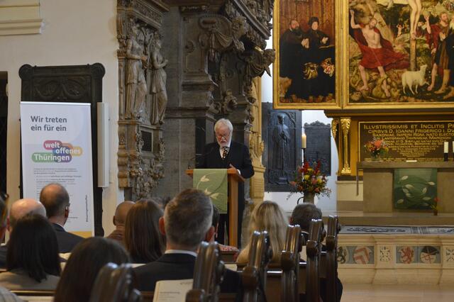 Prof. Dr. Johannes Schilling hielt den Festvortrag zum Herdergeburtstag. | Foto: André Poppowitsch