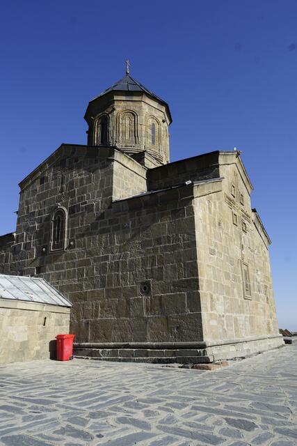 Dreifaltigkeitskirche bei Gergeti  | Foto: André Poppowitsch