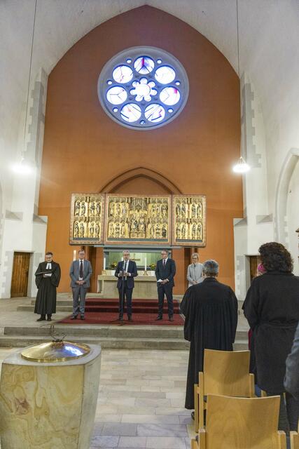 Gottesdienst der beiden kirchlichen Büros. | Foto: Paul-Philipp Braun 