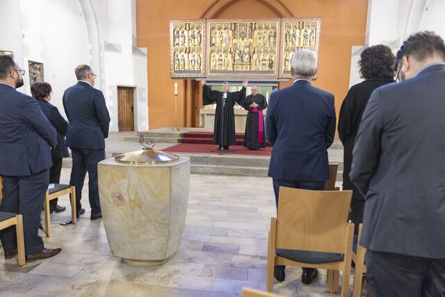 Segen durch EKM-Landesbischof Friedrich Kramer. | Foto: Paul-Philipp Braun 