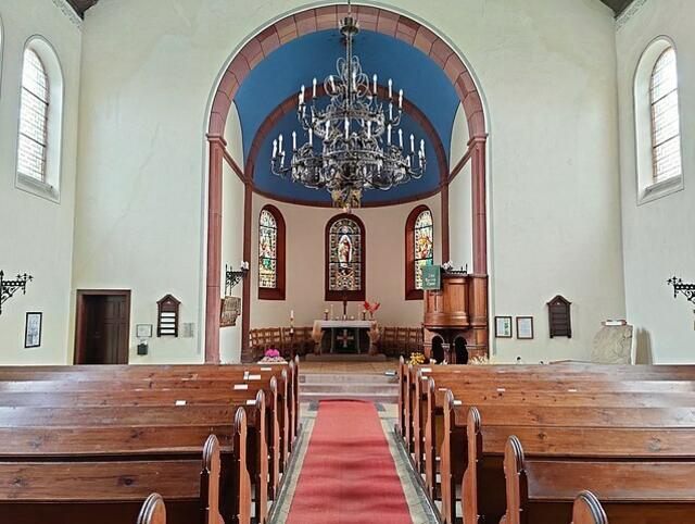 Blick zum Altar | Foto: Subbass1, CC BY-SA 4.0, https://commons.wikimedia.org/w/index.php?curid=109410299