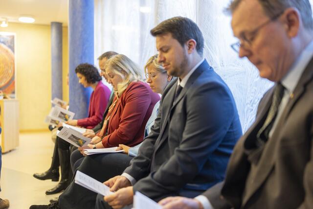 Ökumenische Morgenandacht vor dem Plenum. | Foto: Paul-Philipp Braun