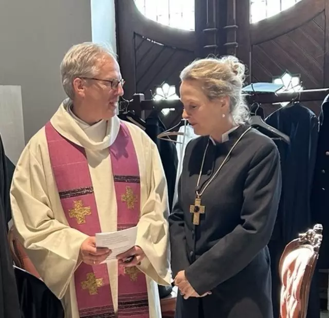 Karsten Wolkenhauer ist verheiratet mit der Bevollmächtigten des Rates der EKD bei der Bundesrepublik Deutschland und der Europäischen Union, Anne Gidion. | Foto: Willi Wild