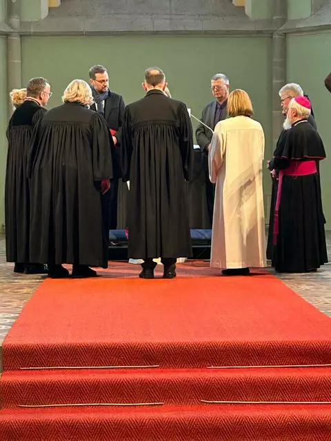 Segen durch die Geistlichen. | Foto: Willi Wild