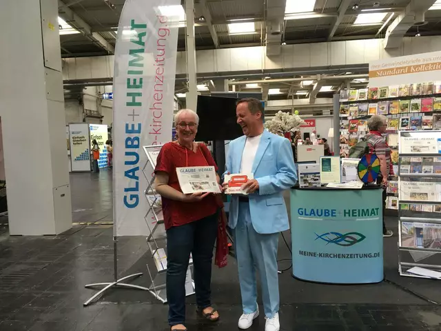 Leser treffen G+H: "Glaube+Heimat", das Gemeindebriefportal und die Gemeindebriefdruckerei sind in der Messehalle 6, Stand B23 zu finden. | Foto: André Poppowitsch